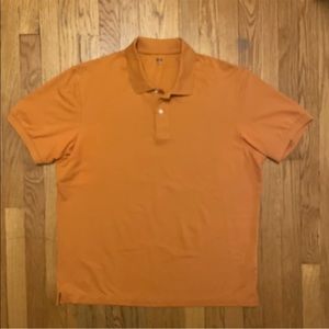 UNIQLO Pique Polo Shirt Rust Orange Men’s XL